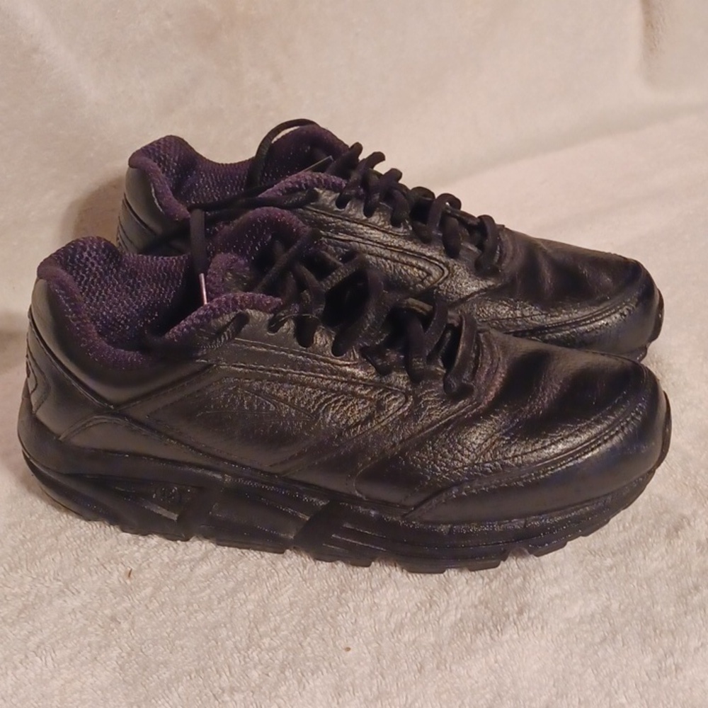 Brooks addiction walking shoes women's size 7 black